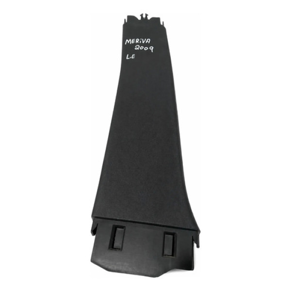 Moldura Coluna Porta Esquerda Gm Meriva 1.4 2010 93392499 Preto