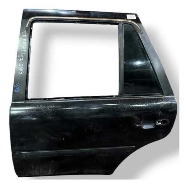 Porta Traseira Esquerda Volkswagen G3 Parati 2001 2002 2003 Traseira Esquerdo Preto