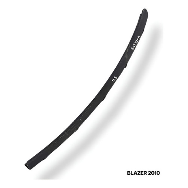 Friso Externo Dianteiro Esquerdo Chevrolet  Blazer 2010 2011 Preto