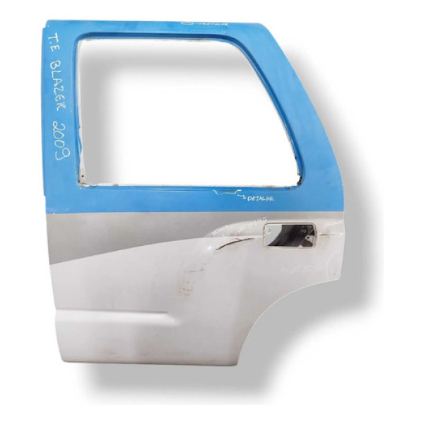 Porta Traseira Esquerda Chevrolet Blazer 2009 2010 Detalhe Traseira Esquerdo Branco