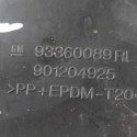 Puxador Porta Traseira Esquerda Gm Zafira 2009 93360089 Preto Traseira