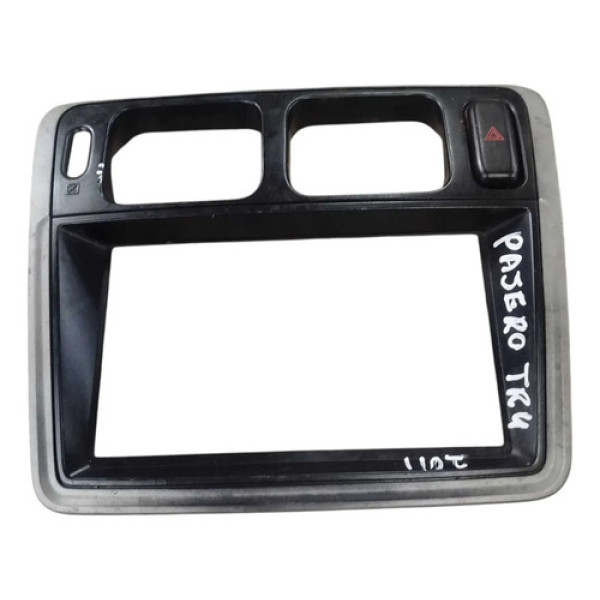 Moldura Central Painel C/pisca Alerta Pajeto Tr4 - Ca540646 Preto Listras