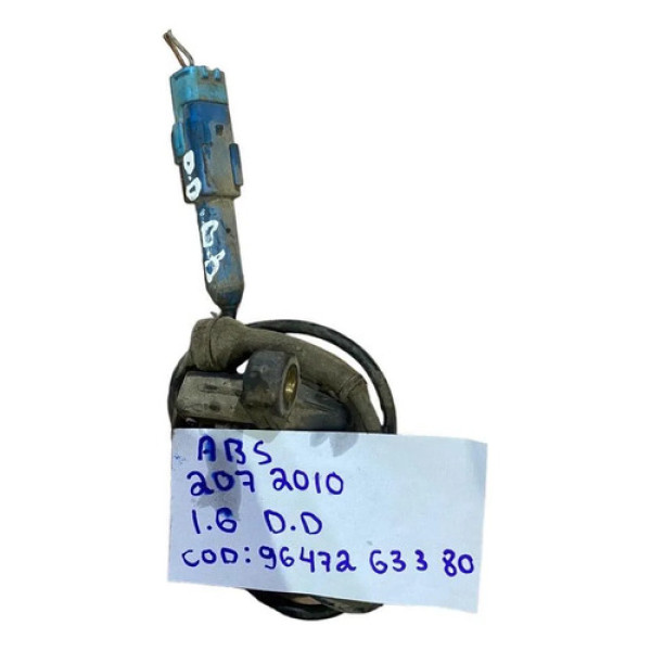  Chicote Sensor Abs D D Peugeot 207 1.6 2011 9647263380