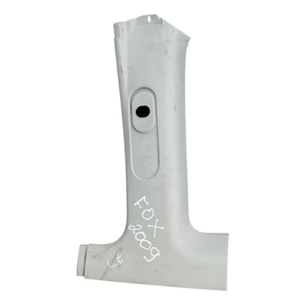 Moldura Coluna Central Esquerda Vw Fox 2009 2010 5z0867285 Branco