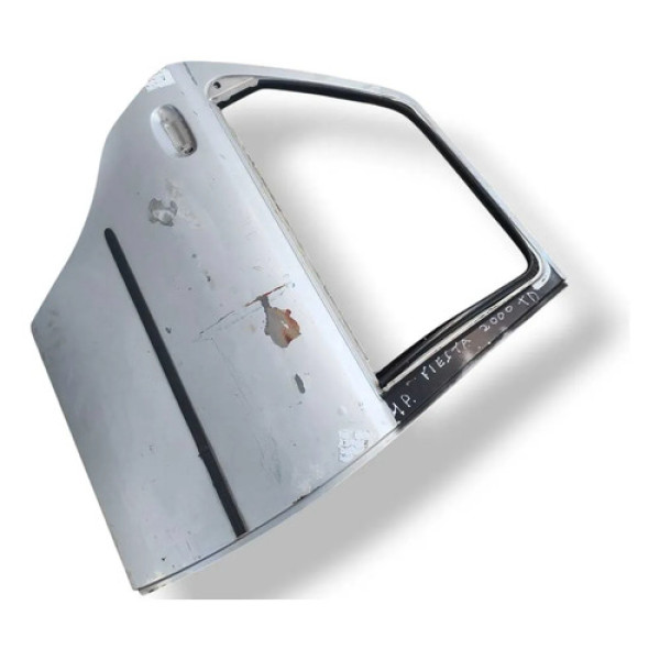 Porta Traseira Direita Ford Fiesta 2000 2001 2002 4 Portas Traseira Direita Prateado