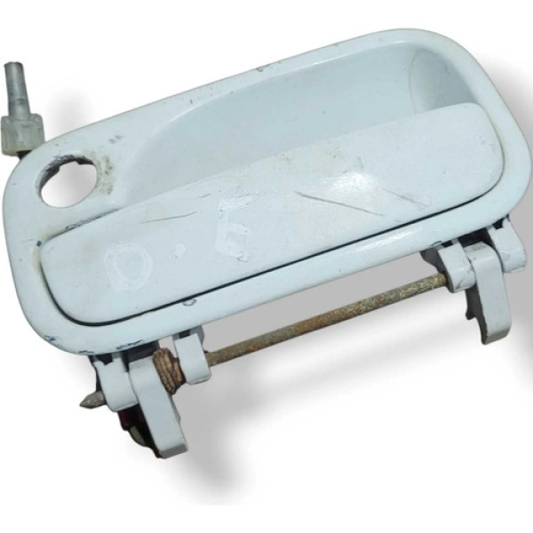Maçaneta Externa Dianteira Esquerda Chevrolet Vectra 2000 Branco Dianteira