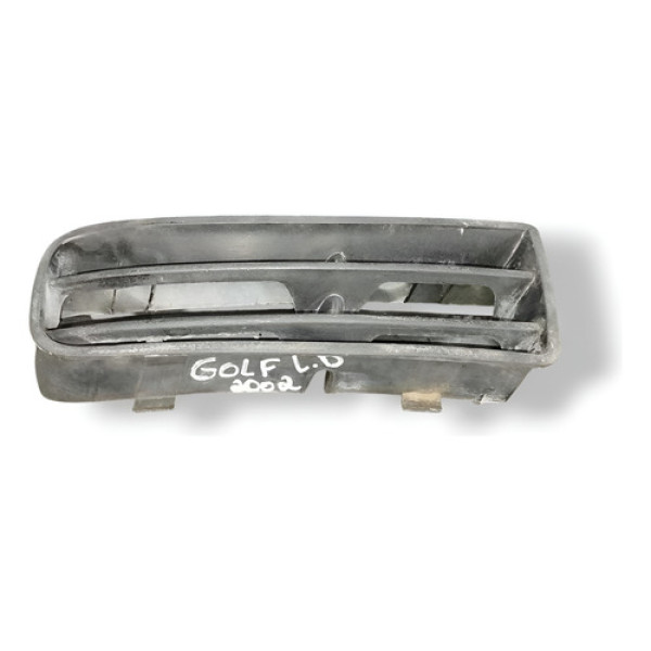 Moldura Farol Milha Lado Direito Volkswagen Golf 2002 2003 Preto Direito
