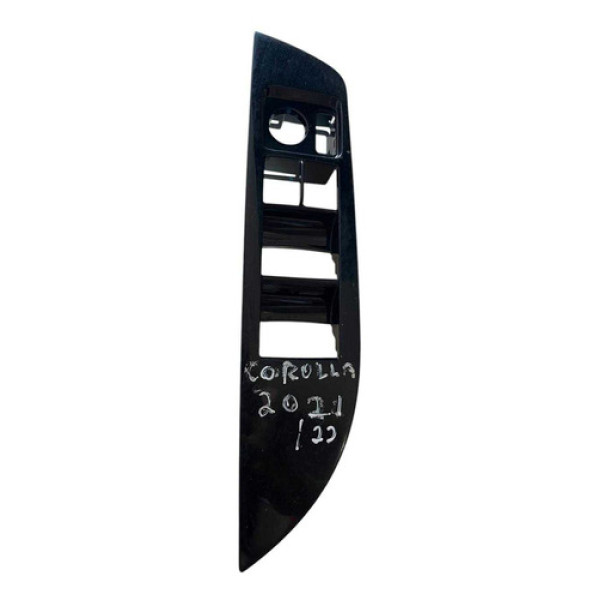 Moldura Comando Vidro Dianteira Esquerda Corolla 7423202j90 Preto