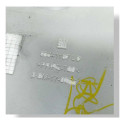 Moldura Coluna Traseira Direito Gm Prisma 2009 2010 93341187 Branco