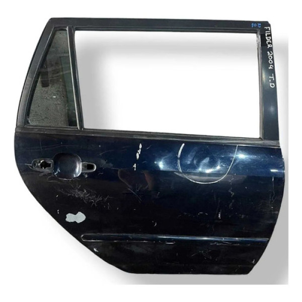 Porta Traseira Direita Toyota Corolla Fielder 2004 C/detalhe Traseira Direito Preto