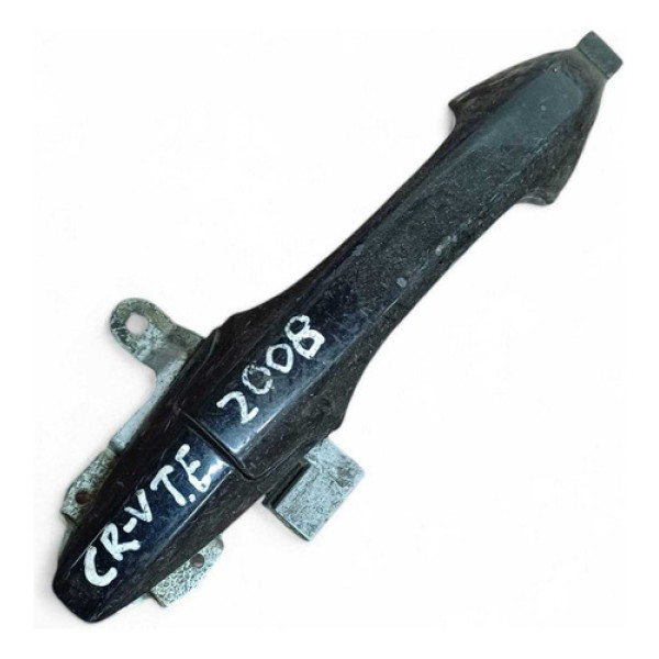 Maçaneta Externa Traseira Esquerda Honda Crv 2008 A 2011 Preto Dianteira