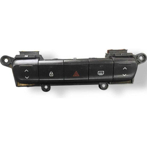 Botão Pisca Alerta Trava Vidro Renault Kwid 2019 31081900832 Preto