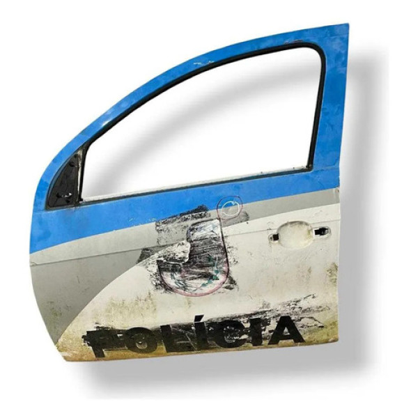 Porta Dianteira Esquerda Vw Voyage G6 2014/2016 Com Detalhe Dianteira Esquerdo Branco