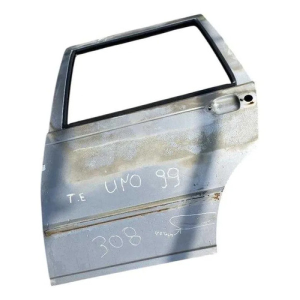 Porta Traseira Esquerda Fiat Uno 1992 1993 1994 1995 A 1999 Traseira Esquerdo Branco