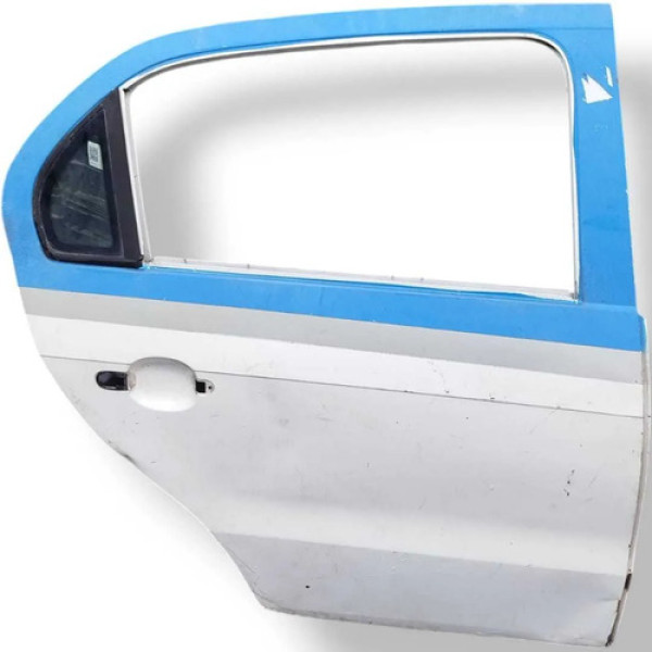 Porta Traseira Direita Volkswagen Voyage 2014 16 17 Detalhe Traseira Direita Branco