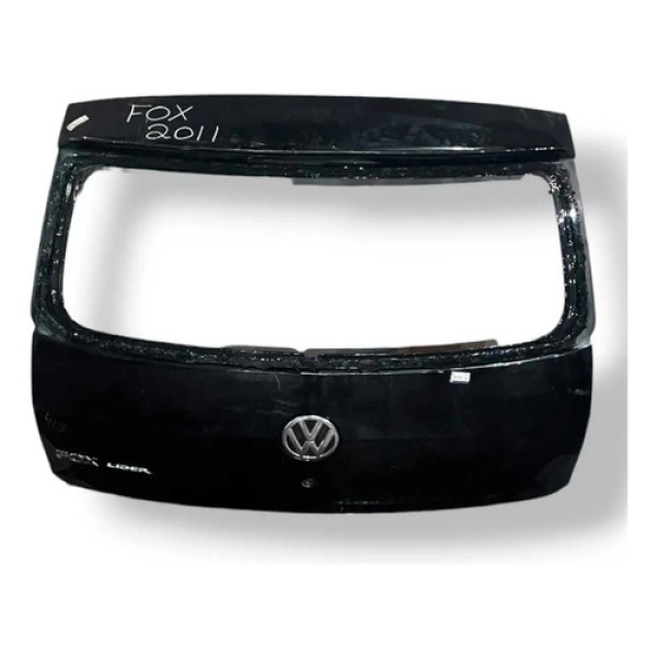 Tampa Traseira Porta Malas Volkswagen Fox 2010/2014 Detalhe Preto