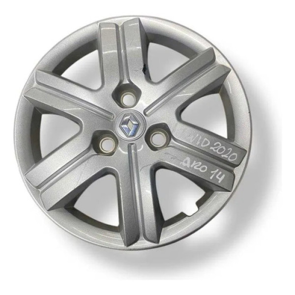 Calota Aro 14 Renault Kwid 1.0 2018 2019 2020 403152105r Prateado