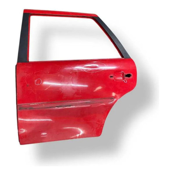 Porta Traseira Esquerda Vw Gol G4 - 2008 2009 A 2014 Detalhe Traseira Esquerdo Vermelho