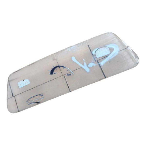 Vidro Traseiro Vigia Fiat Fiorino 1987 1988 1989 1990 1991