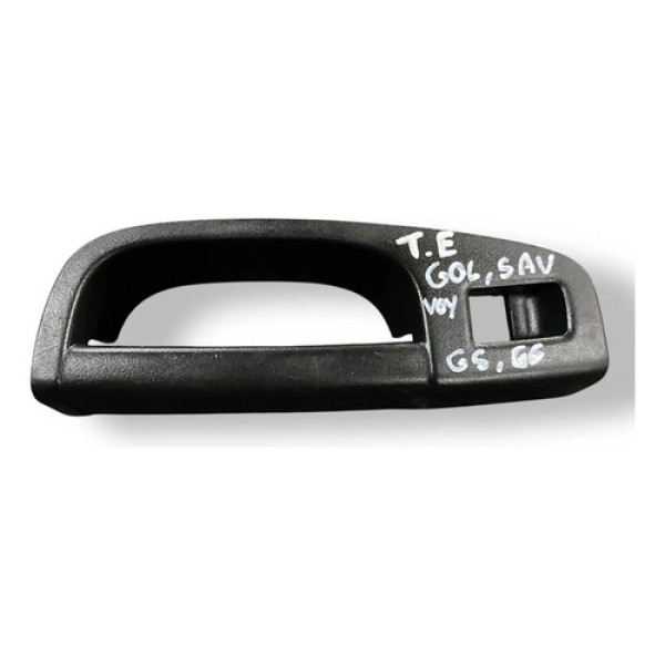 Moldura Puxador Porta Tras Esquerda Vw Gol G5 G6 Voyage 2014 Preto