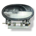 Maçaneta Externa Dianteira Direita Gm Meriva 2008 24424849 Prateado Dianteira