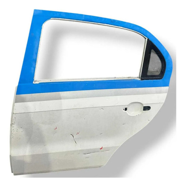 Porta Traseira Esquerda (detalhe) Volkswagen Voyage 2014 Traseira Esquerda Branco