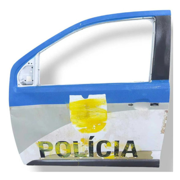 Porta Dianteira Esquerda Chevrolet S10 2014 2015 Com Detalhe Dianteira Esquerda Branco