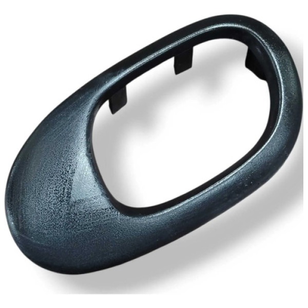 Moldura Maçaneta Traseira Direita 206 Sw 2008 962840497705 Preto Traseira