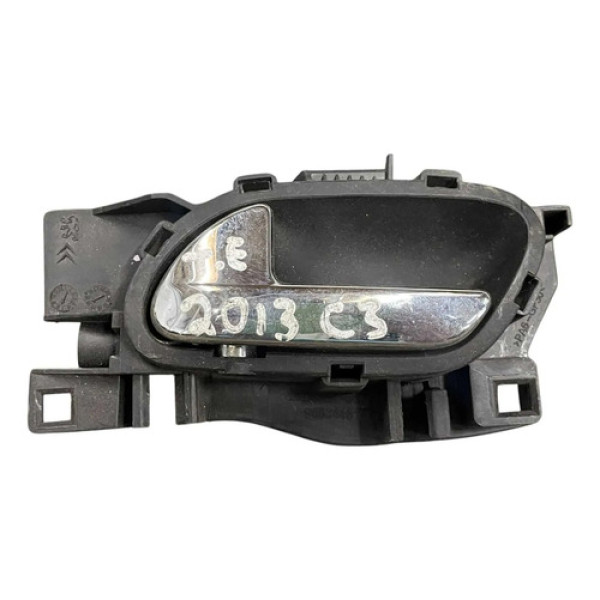Maçaneta Interna Traseir Esquerda Citroen C3 2013 9683446877 Traseira