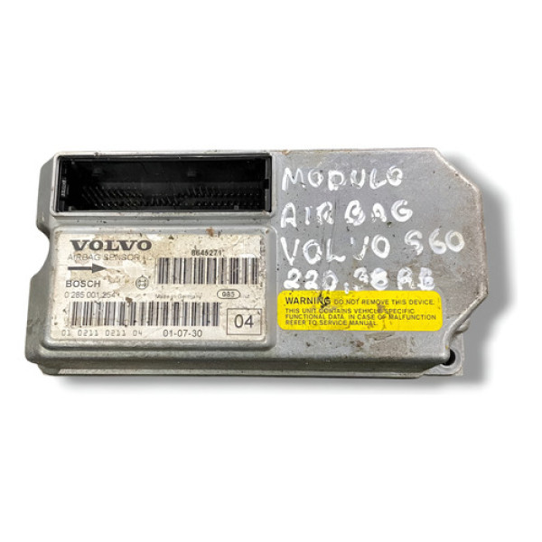 Modulo Airbag Volvo S60 2001 2002 2003 2004 2005 0285001254
