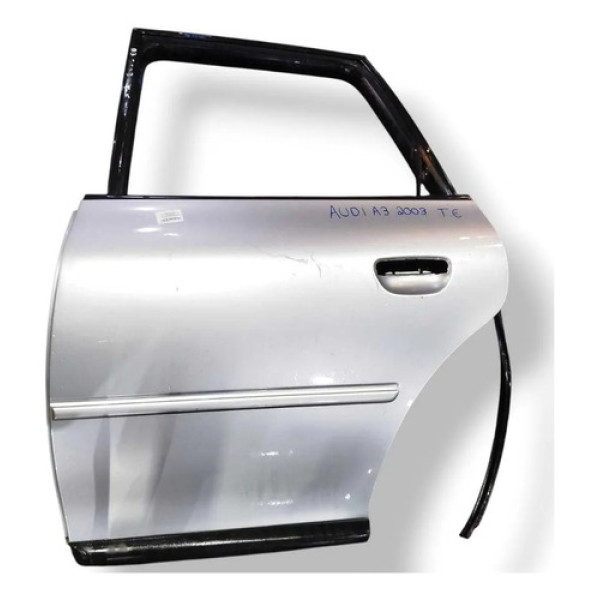 Porta Traseira Esquerda Audi A3 2001 2002 2003 2004 A 2006 Traseira Esquerdo Prateado