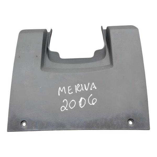 Acabamento Baixo Volante Painel Chevrolet Meriva 2006 2007 Cinza Lisa