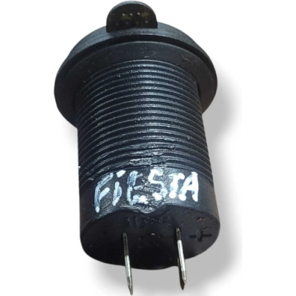 Tomada Usb Acendedor Ford Fiesta 2002 2003 2004 2005 2006 Preto