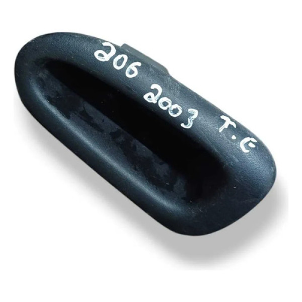 Moldura Puxador Traseira Esquerda Peugeot 206 03 9631696877 Preto