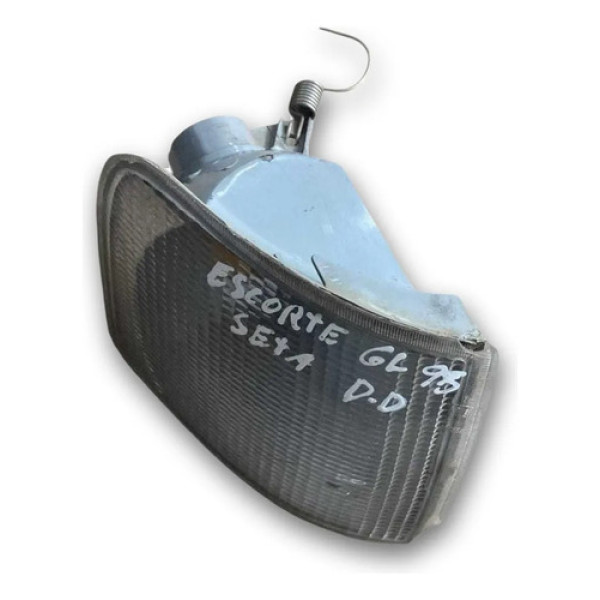 Luz Seta Dianteira Direita Ford Escort Gl 1993 1994 A 1996 Branco