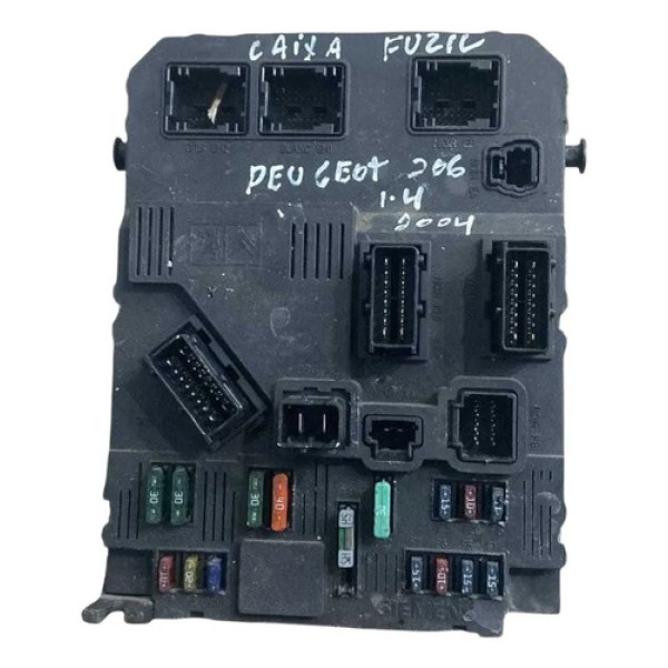 Módulo Caixa Fusíveis Peugeot 206 1.4 2001 A 2004 C/detalhe