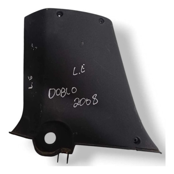Moldura Coluna Central Esquerda Fiat Doblo 2008 735286734 Preto