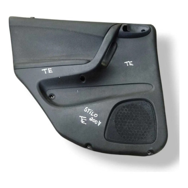 Forro Porta Traseira Esquerda Fiat Stilo 2005 2006 2007 2008 Preto
