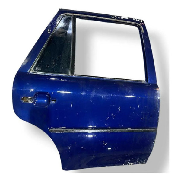 Porta Traseira Direita Volkswagen Gol G3 2001 2002 2003 2004 Traseira Direita Azul