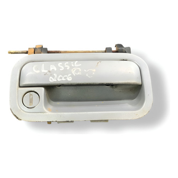 Maçaneta Externa Dianteira Direita Chevrolet  Classic 2006 Prateado Dianteira