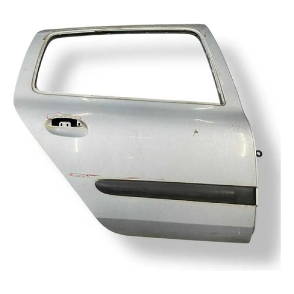 Porta Traseira Esquerda Renault Clio 2005 2006 2007 Detalhe Traseira Esquerdo Cinza