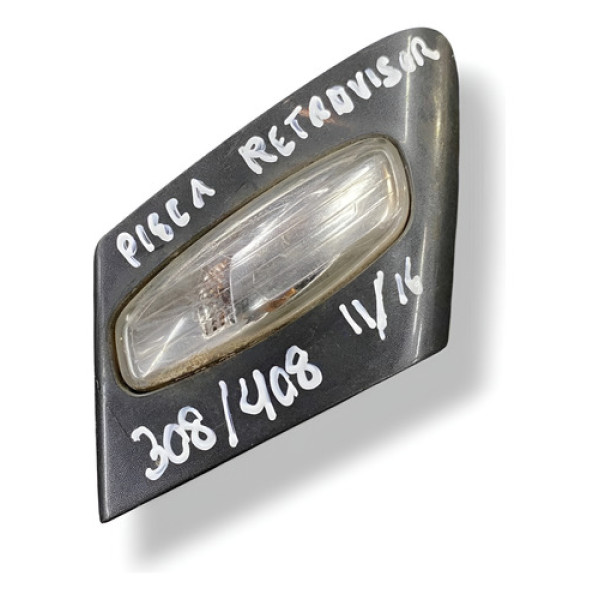 Pisca Retrovisor Esquerdo Peugeot 308 408 2012 2013 20t8713 Preto