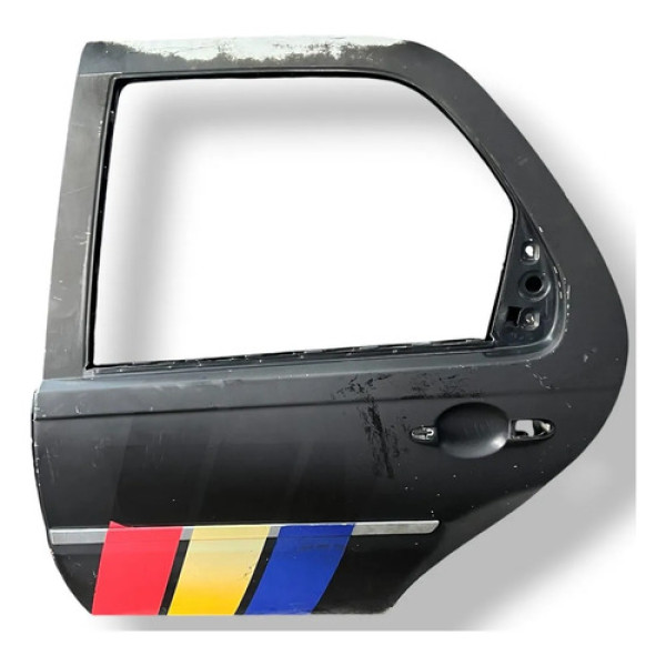 Porta Traseira Esquerda Fiat Siena 2008 2009 2010 2011 2012 Traseira Esquerdo Preto