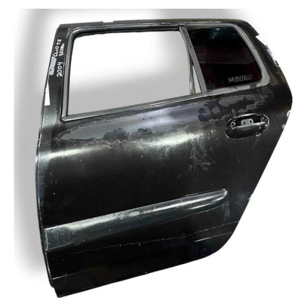 Porta Traseira Esquerda Renault Clio Sedan 2004 2005 2006 Traseira Esquerdo Preto
