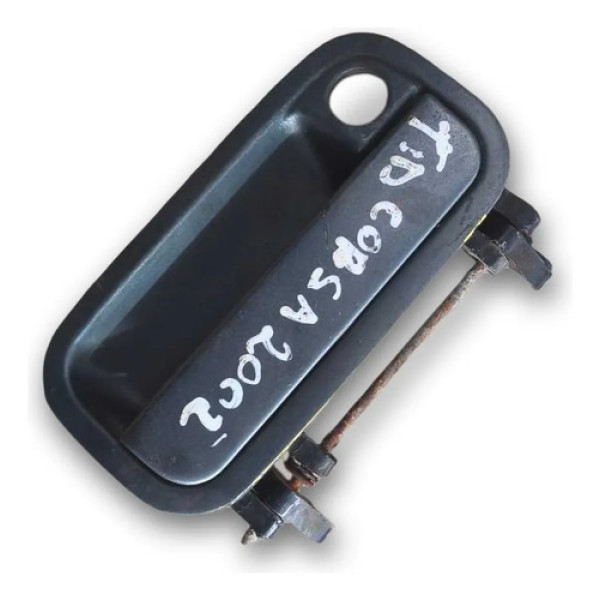 Maçaneta Externa Porta Traseira Direita Corsa 2000 2001 2002 Preto Traseira