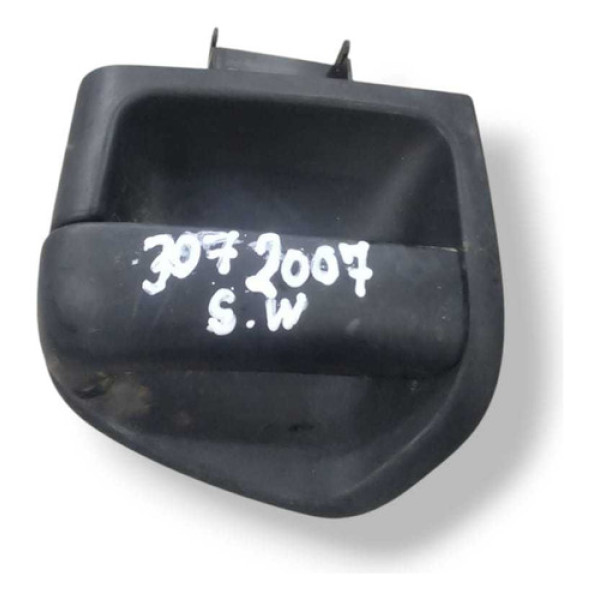 Puxador Porta Esquerdo Peugeot 307 Sw 2.0 2007 9660938077 Preto