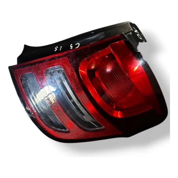 Lanterna Traseira Direita Citroën C3 2015 2016 2017 2017 Direito/passageiro Vermelho