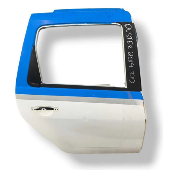 Porta Traseira Direita Renault Duster 2012 2013 2014 2015 Dianteira Direita Azul-claro