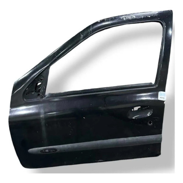 Porta Dianteira Esquerda 4p Renault Clio Sedan 2005 2006 07 Dianteira Esquerda Preto