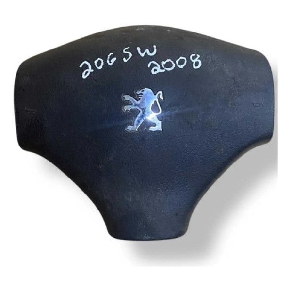 Capa Volante Direção Peugeot 206 Sw 2008 2009 9644329177 Prateado